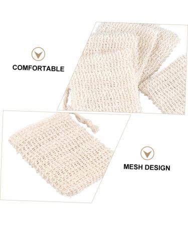 Angoily 6pi ces ponge Naturelle Jute Pour Bain Poches Mousse Exfoliantes Jaune 1 unit (Lot de 1) Jaune Clairx2pcs - Buy Online on GoSupps.com