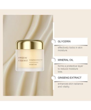 gcdat Ginseng Rejuvenating Cream Concentrated Ginseng Cream With Ginseng Essence & Hyaluronic Acid for Wrinkles & Deep Hydration - 2.12 Oz- Lightweight Daily Face Moisturize Nourish & Smooth - Buy Online on GoSupps.com