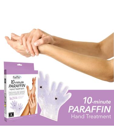 Paraffin Wax Hand Treatment Gloves - 10-Min Spa & Home Relaxation - Lavender Scented - 1 Pair - Buy Online on GoSupps.com