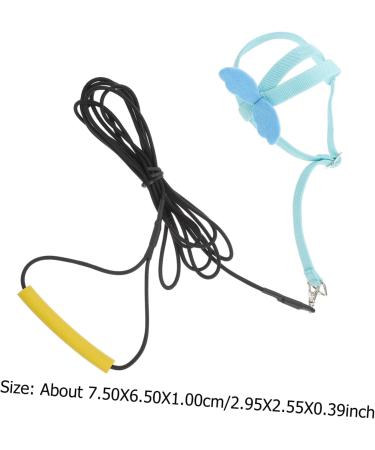 Beavorty 3 pcs Pulling Training for Bird with Parakeet Parrot Cockatoo Cockatiel Traction Adjustable Leash Mx3pcs Sky-bluex3pcs - Buy Online on GoSupps.com