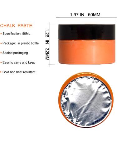 BOOLOOEN Chalk Paint Paste Screen Printing Ink Set - 12 Colors Jars with Mini Scraper and Rubber Stirrer - Ideal for Furniture DIY and Home Decor - Buy Online on GoSupps.com