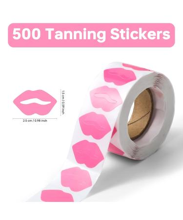 Buy Tanning Stickers - 500 Pack for Spray Tan & Tanning Bed | Body Decals for Outdoor Use - Buy Online on GoSupps.com