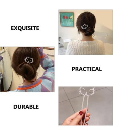 Beaupretty Earrings Set Earrings Set Vintage Decor Hair Chopsticks U Shaped Hair French Hair Hair Fork Cat Hair Stick Women Lovely Hair Styling Tool Earrings Set Earring Sets Earring Sets - Buy Online on GoSupps.com