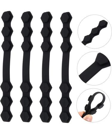 Magiclulu 10pc Masking Hooks - Black Mask Holder & Extension Buckle for Ear Protection | Durable Face Mask Lanyard - Buy Online on GoSupps.com