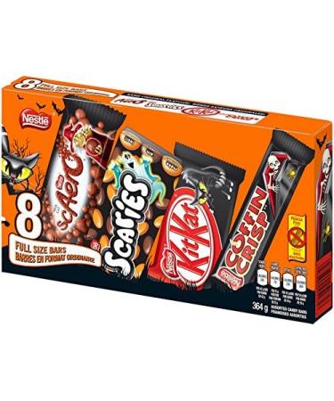 NESTL Full-Sized Halloween Assorted Chocolate & Candy - KITKAT COFFIN CRISP SCAERO SCARIES - 364g (Pack of 8 Bars) Smarties and Scaries Packaging May Vary - Buy Online on GoSupps.com