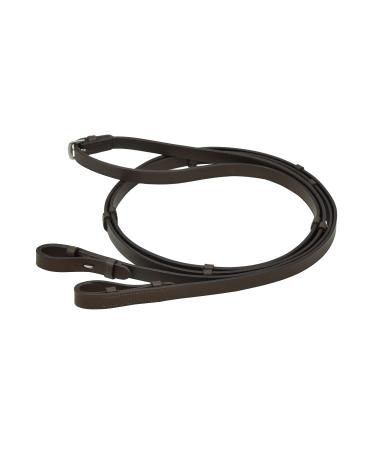 SHE Leather Reins with Stoppers Black Full Size