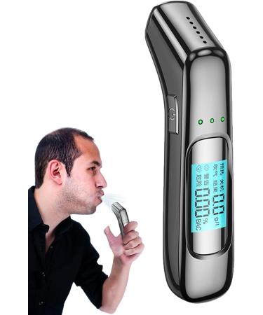 Alcohol Detector | Personal Breathalyzer with LED Display | Drunk Driving Tester Alcohol Blower Tester Highly Accurate Breathalyzer Tester for Party - Buy Online on GoSupps.com