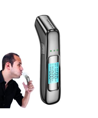 Alcohol Detector LED Display Drunk Driving Detector - Breathalyzer Tester Highly Accurate Alcohol Blower Tester for Party Driver Personal & Professional Use