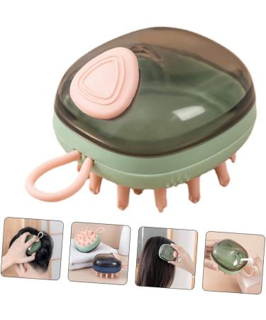 FRCOLOR Scalp Brush Food Grade Waterproof Shampoo Scrubber For Deep Cleansing Lightweight Easy To Hold For Home Use Pampering - Buy Online on GoSupps.com