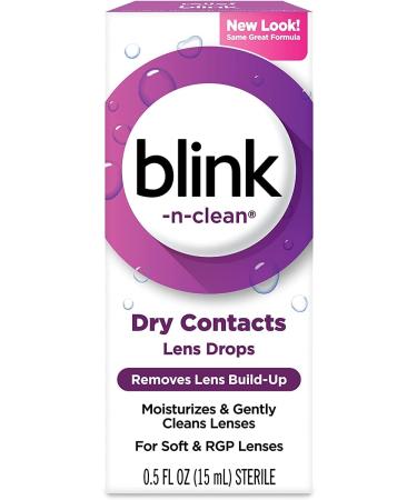 Blink-N-Clean Lens Drops & Tea Tree Oil Eyelid Wipe - 15ml Eye Drops for Contact Lenses Cleans & Moisturizes Soft & RGP Lens Wearers - International Shipping Available - Buy Online on GoSupps.com