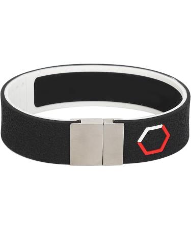 Jauarta Antistatic Bracelet - Energy Balance Anti-Fatigue & Electrostatic Removal - Silicone with Negative Ions (Black) - Buy Online on GoSupps.com