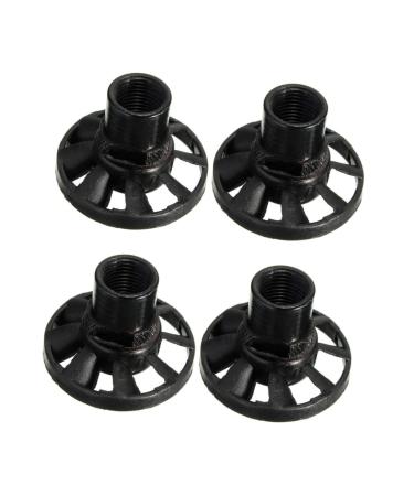MAGICLULU 4 Pcs Electric Grinding Chuck Nut Hand Blower Rubber Blower Fan Plastic Dust Removal Tool 3x3cmx2pcs Blackx2pcs