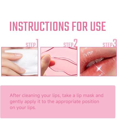 Crystal Lip Mask Set Anti-Aging Lip Pad Mask Collagen Crystal Lip Mask Set Moisturizing Lip Sleep Mask Anti Wrinkle Patches Plumping Lip Balm Lip Patches Reduces Lip Lines Lip Hydrating Gel Masks - Buy Online on GoSupps.com