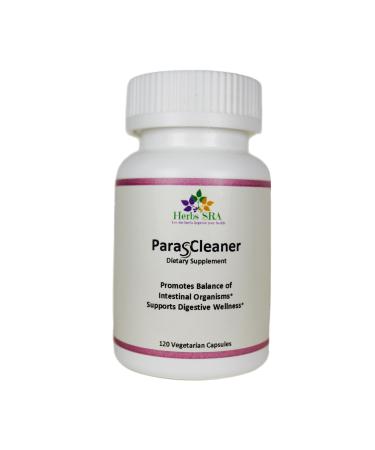 Herbs SRA- Natural Digestive Supplement with Papaya Seed Wormwood Black Walnut Clove & Neem.120 Vegetarian Capsules. Superior Blend