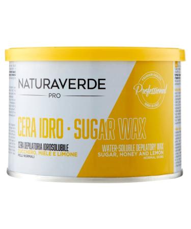 Naturaverde Water-soluble depilatory wax with sugar honey and lemon for normal skin 1 unit (1x 400 ml)