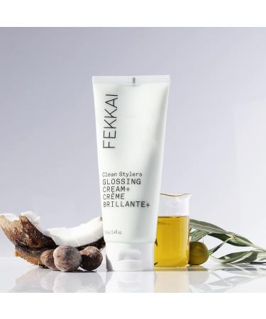 Fekkai Clean Stylers Glossing Creme 3.4oz - Hydrating & Shine-Boosting Frizz Control, Heat Protection, Keratin Repair - Salon Grade, EWG Compliant, Vegan & Cruelty-Free - Buy Online on GoSupps.com
