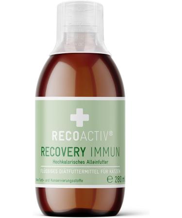 Buy Recoactiv Recovery Immune for Cats - High-Caloric Diet for Weight Gain & Nutritional Restoration (280 ml) - Ideal for Malnutrition & High Energy Needs - Buy Online on GoSupps.com