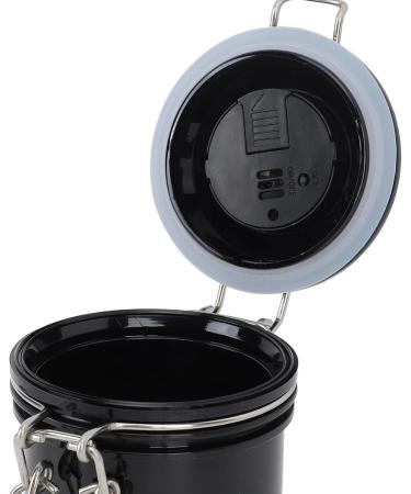 Eyelash Glue Storage Tank Sealed Hygrometer Large Capacity Eyelash Glue Storage Jar 250ml Screen for Eyelash Shop (Black) - Buy Online on GoSupps.com