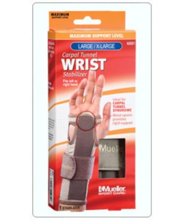 Mueller Carpal Tunnel Wrist Stabilizer Large/X-Large - Pack of 1 - Buy Online on GoSupps.com