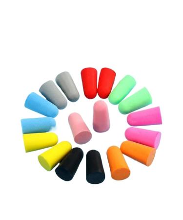 10 Pairs Comfort Soft Foam Ear Plugs Tapered Travel Sleep Noise Reduction Prevention Earplugs Sound Insulation Ear Protection(10Pairs Orange)