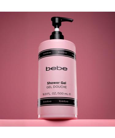 bebe Silver Shower Gel - Moisturizing Body Wash Women with Mango Tuberose and Yellow Peony Notes - Leaves Skin Hydrated Soft and Silky - 16.9 oz - Buy Online on GoSupps.com