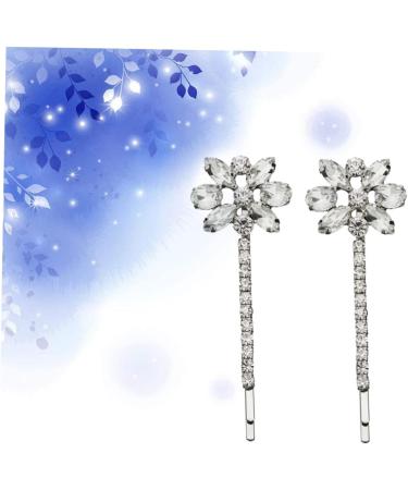 minkissy Crystal Hair Pin Decorations Rhinestone Bobby Hairpins Bobby for Women Metal Hair Clips for Women Kids Barrettes for Hair Crystal Metal Hair Clips Bling Bobby Miss Ponytail Fancy - Buy Online on GoSupps.com