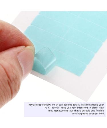 Minkissy 10 Sheets Seamless Hair Extension Film Wig Replacement Double Sided Sticky Tape Hair Chopsticks for Women Hair Scrunchie Chiffon Extension Tape Glue No Trace Extend - Buy Online on GoSupps.com