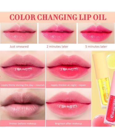 6Pcs Mini Color Changing Lip Balm Set - Hydrating Lip Glow Oil Set/Tinted Lipstick Fruit-Flavored Lip Gloss Sets/Moisturizing Lip Tint Lip Care Kit - Buy Online on GoSupps.com