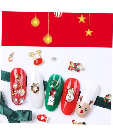 minkissy Christmas Nail Art Ornaments Pearl Set Nail Jewels Jewelery for Girl Nail Jewelry Charms Glitter Nail Wraps Christmas Nail Stickers Nail Rhinestone Christmas Glitter Gems 3 Boxes - Buy Online on GoSupps.com