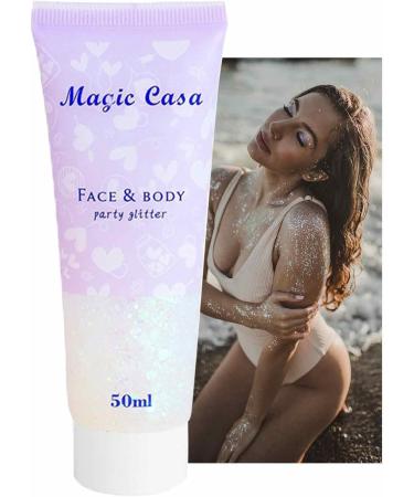  Jildouf Face Glitter Glitter Body Gel Glitter Face Gel for Body and Face | Christmas Glitter Cosmetic Art Loose Cream Diamond Rhinestone Makeup Party Festival Jildouf - Buy Online on GoSupps.com