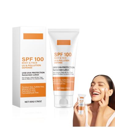 Protection solaire SPF 100 cr me solaire hydratante pour le visage et le corps protection contre les UVA et UVB soin de la peau pour pr venir les coups de soleil