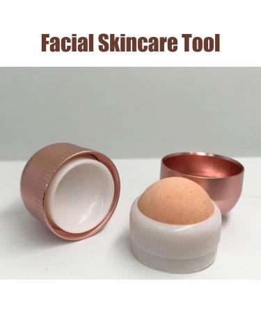 Oil Absorbing Volcanic Face Roller Pink Cute Oil Control Stone Facial Roller for Skin Massage Easy Using Facial Roller for Oily and Acne Prone Skin Mini Portable Facial Beauty Tool for Travel - Buy Online on GoSupps.com