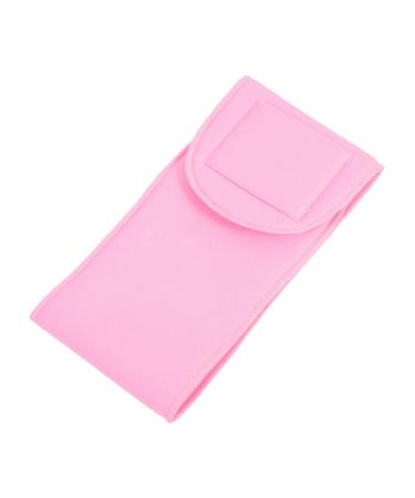 GLEAVI Neck Skin Care Strap Cervical Fixation Tape Skin Smoothing Neck Strap Neck Wrinkle Patches Moisturizing Neck Essential Oil Neck Gel Band Pink 47x9.5x0.5cm