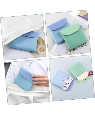 Buy Healeeved Small Tampon Bag - Stylish Period Storage for Students | Mint Cushion Holder & Prochet Design - Buy Online on GoSupps.com