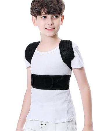 Back Posture Corrector for Adult Children Women Men Adjustable Lumbar Back Brace Support Belt Waist Strap Upper and Lower Back Support Protection Belt (Color : Black Size : Medium) (Black - Buy Online on GoSupps.com