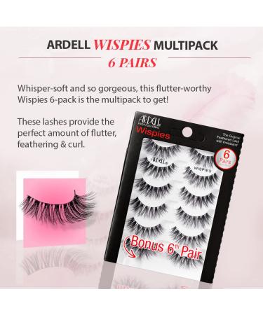 Ardell Wispies Black False Eyelashes 2 Pack - 6 Pairs | Shop Now - Buy Online on GoSupps.com