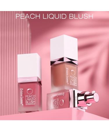 Liquid Blush | 18ml Soft Cream Blush Makeup Beauty Blush Makeup Long-Lasting Waterproof Natural-Looking Dewy Finish Face Blush for Cheeks 6# - Buy Online on GoSupps.com