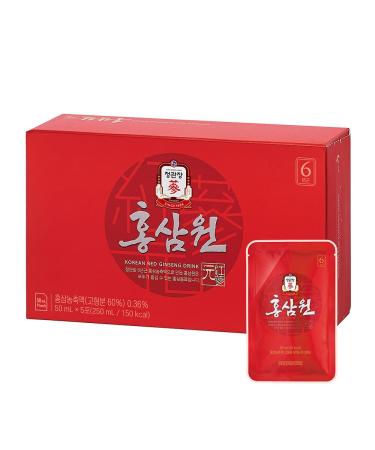 Jung Kwan Jang 100% Korean Red Ginseng Extract: Jujujube, Ginger, Cinnamon, Gojiberry Type Natural Energy Booster Packets, Immune Support & Stress Support