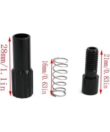 LQ Industrial Bicycle Cable Adjuster 2PCS Black | Indexed Inline Cable Tension Adjusters for Derailleur Speed Adjustment - Buy Online on GoSupps.com