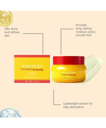 rabuu Hydrating Face Moisturizer Cream For Daily Use Deep Moisture To Nourish Soften And Smooth Skin Long-Lasting Hydration For Radiant Glow - Buy Online on GoSupps.com