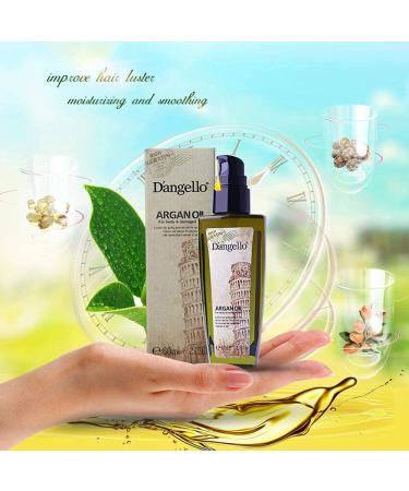 Moroccan Argan Oil Hair Serum - Cold Pressed Lightweight Oil for Split Ends & Damaged Hair - Buy Online on GoSupps.com