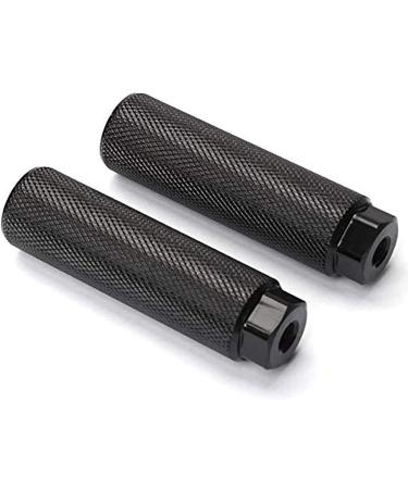 Wansha Aluminum Alloy Bike Pegs 4Pcs - Anti-Skid 3/8 Axle Fit, 26 Teeth, Mountain Bike BMX Pegs - Black (2 Pairs) - Buy Online on GoSupps.com