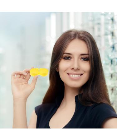 Buy Milists 10-Piece Yellow Contact Lens Case Set - Left & Right Eye Containers for School Home & Travel - Buy Online on GoSupps.com