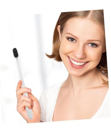 Magiclulu Soft Toothbrush Set - 4 Aesthetic Household & Camping Toothbrushes for Kids & Adults - Soft Bristles - 1 Pack White - Buy Online on GoSupps.com