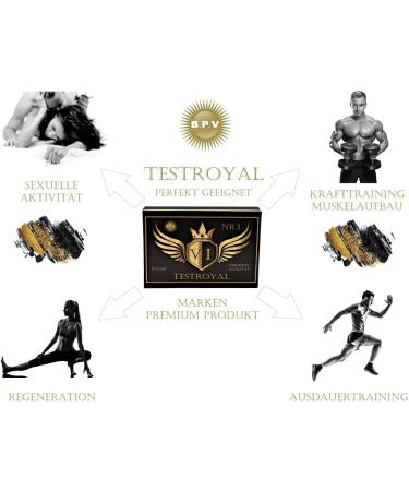 BPV Testroyal 60 Capsules - High-Dose Training Booster for Athletes & Active Men | Boost Lust Love & Passion - Buy Online on GoSupps.com