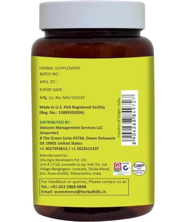 HERBAL HILLS Neem Capsules 120 Vegie Capsules Neem Leaf Azadirachta Indica 700 mg Powder and Extract Blend in a Capsule - Buy Online on GoSupps.com