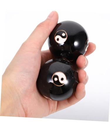 Solustrie 10pcs Chinese Baoding Balls - Magnetic Massage Globe Set in Cloisonn Box | Hand Yoga & Stress Relief - Buy Online on GoSupps.com