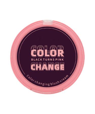 Fravsiu Cream blush for face color-changing blush | Color-changing moisturizing cream blush for all skin types PH Reacting Creme Blush for dates