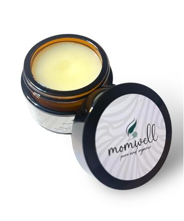Momwell Organic Nipple Balm | 30ml Pregnancy Care Cream | Natural Fragrance-Free & Vegan | Safe for Breastfeeding Moms & Babies - Buy Online on GoSupps.com