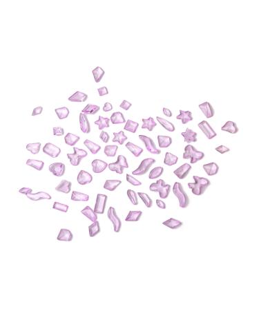 FEIlei 200Pcs Flat Bottom Resin Nail Art Decorations Rhinestone Manicure Nail Charms